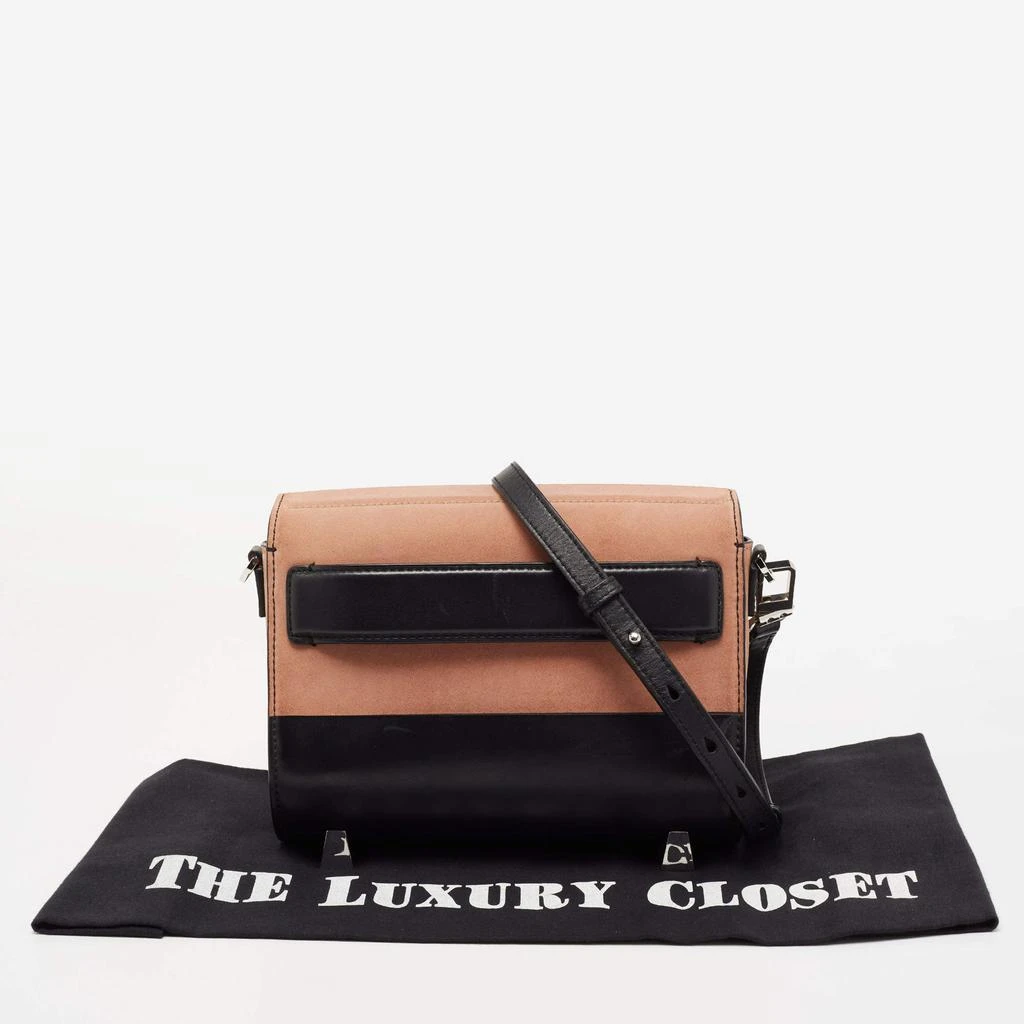 Alexander Wang Black/Peach Leather and Suede Chastity Crossbody Bag 商品