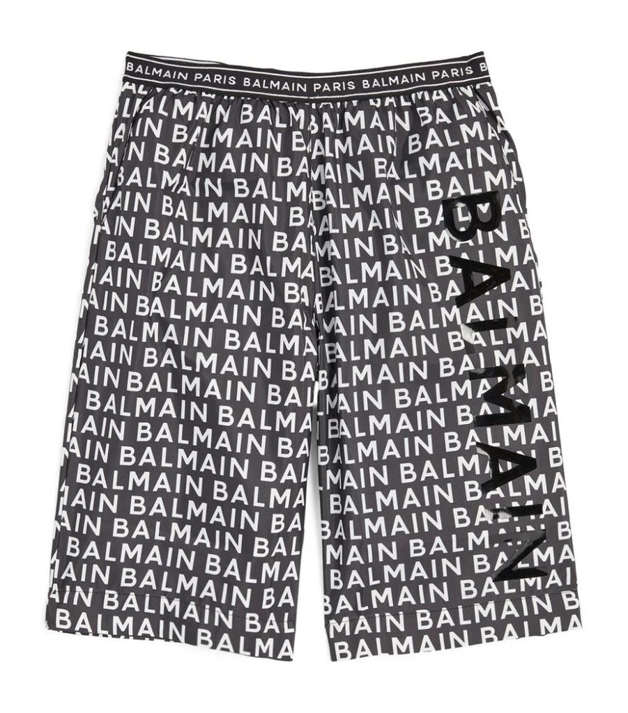 商品Balmain|Logo Swim Trunks (8-14 Years),价格¥1522,第1张图片