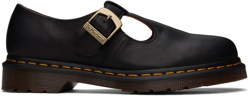 商品Dr. Martens|Black T-Bar Monkstraps,价格¥934,第1张图片