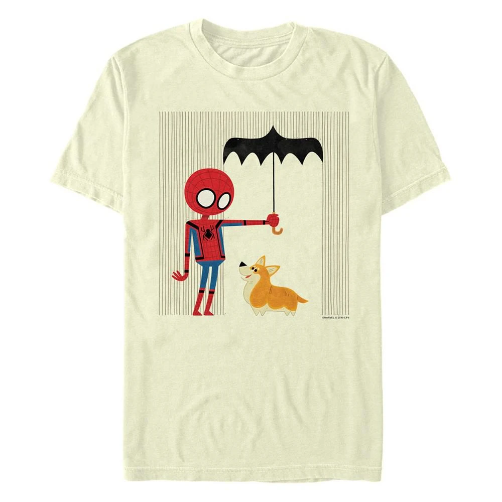 商品Marvel|Marvel Men's Spider-Man Far From Home Umbrella for Corgi, Short Sleeve T-shirt,价格¥185,第1张图片