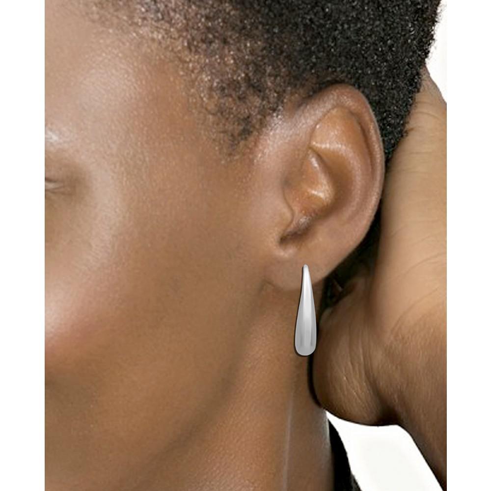 商品Essentials|Small Graduated Wire Hook Earring in Silver & Gold Plate,价格¥104-¥130,第5张图片详细描述