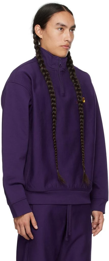 商品Carhartt WIP|Purple American Script Sweater,价格¥648,第2张图片详细描述
