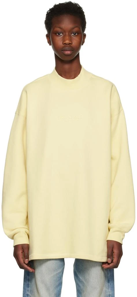 商品Essentials|Yellow Relaxed Sweatshirt,价格¥222,第1张图片