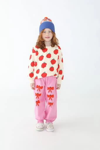 商品Tinycottons|Raspberries cotton jersey sweatshirt,价格¥444,第5张图片详细描述