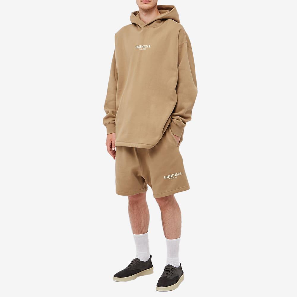 商品Essentials|Fear of God ESSENTIALS Logo Sweat Short - Oak,价格¥587,第6张图片详细描述