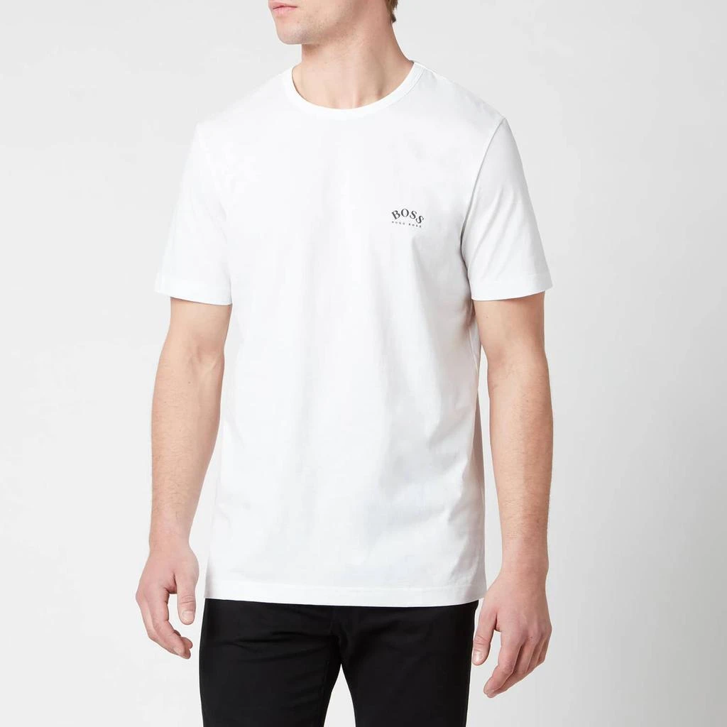 商品Hugo Boss|BOSS Green Men's Curved T-Shirt - White,价格¥177,第1张图片