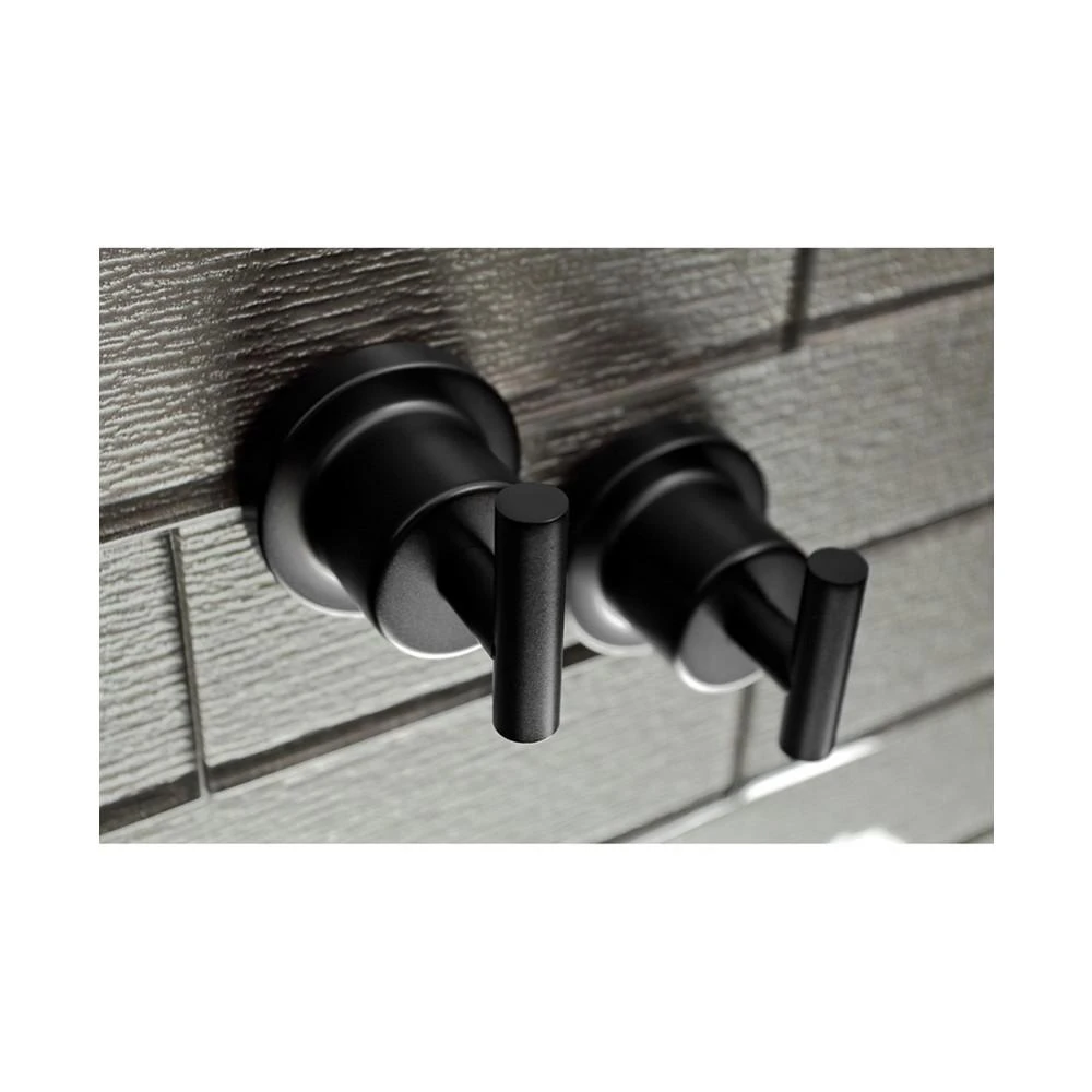 商品Kingston Brass|Concord Dual-Towel Bar 5-Pc. Bathroom Accessory Set,价格¥2485,第2张图片详细描述