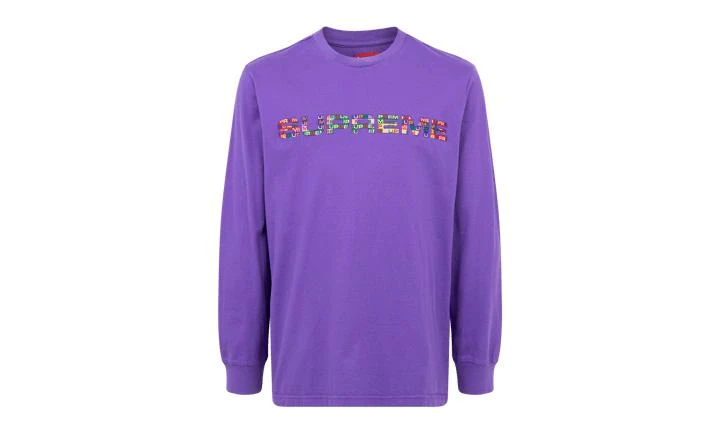 商品Supreme|Supreme Meta Logo L/S Top,价格¥665,第1张图片