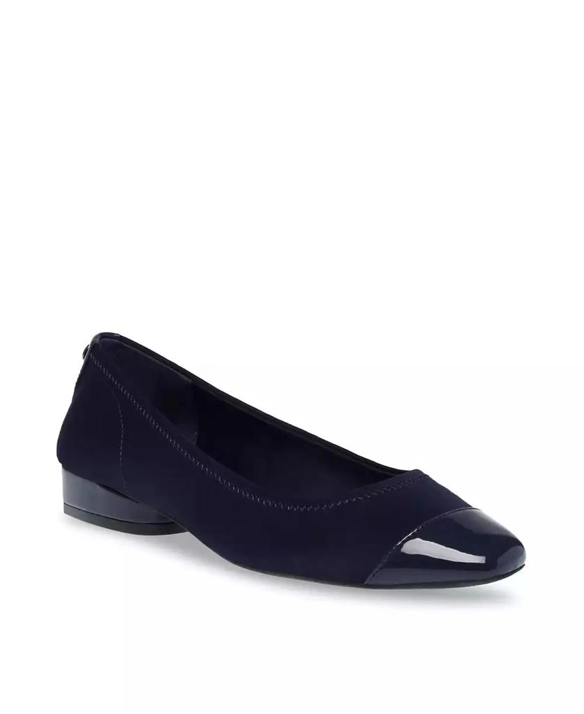 商品Anne Klein|Women's Caroleen Cap Toe Ballet Flats,价格¥668,第1张图片