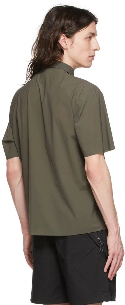 商品DESCENTE|Brown Nylon Shirt,价格¥625,第3张图片详细描述