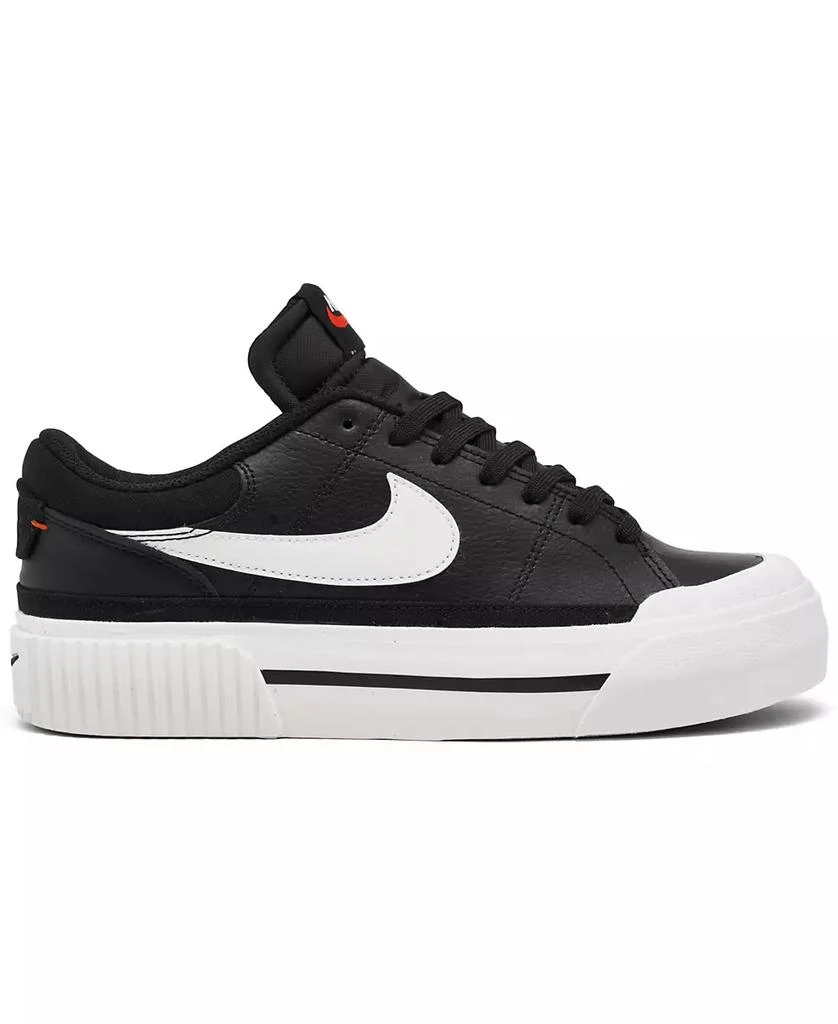 商品NIKE|Women's Court Legacy Lift Platform Casual Sneakers from Finish Line,价格¥757,第2张图片详细描述