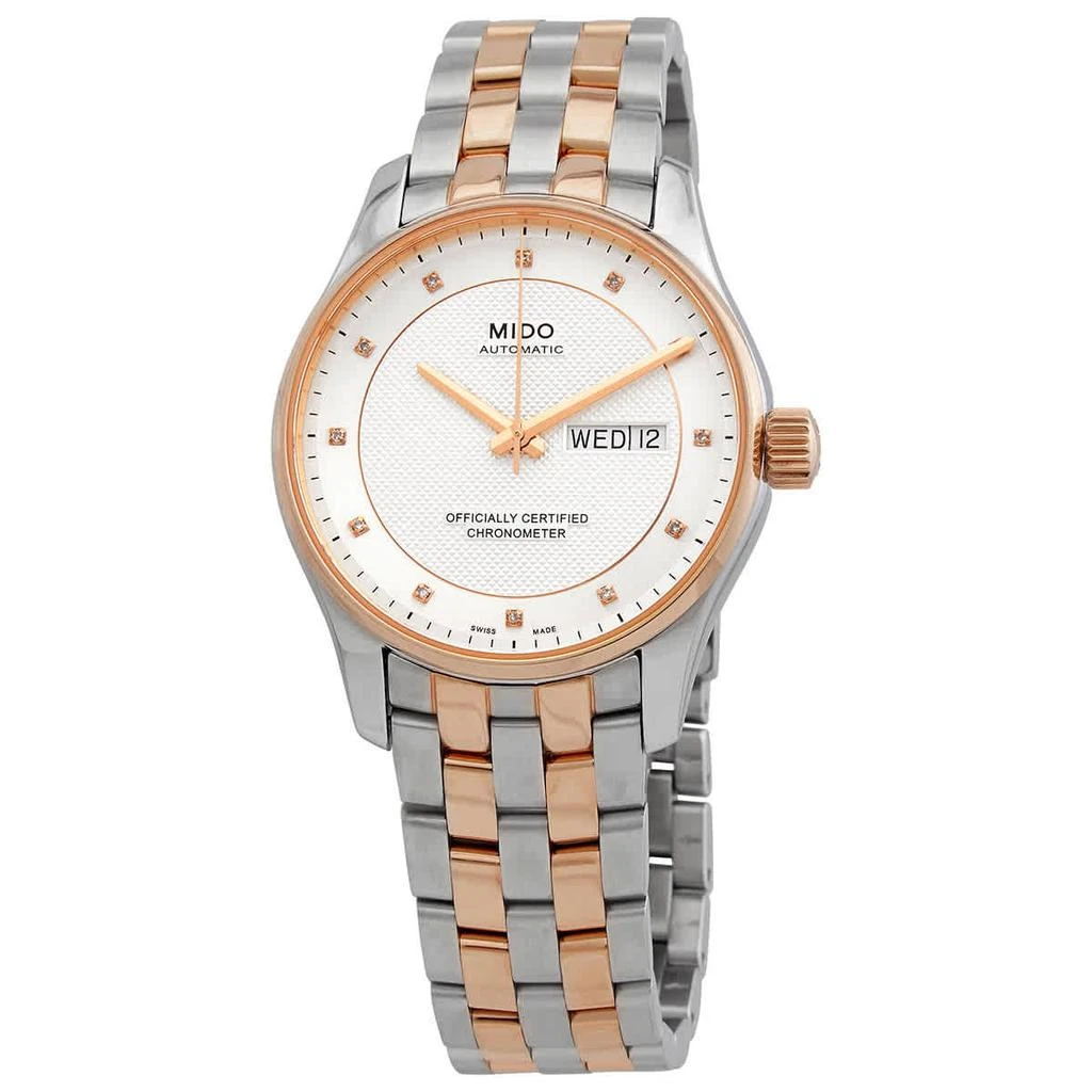 商品MIDO|Belluna Automatic Diamond Silver Dial Men's Watch M0014312203692,价格¥3418,第1张图片