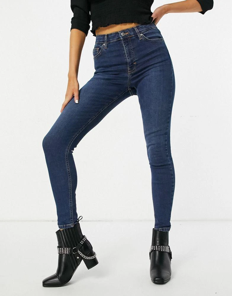 商品Topshop|Topshop Jamie jeans in indigo,价格¥144,第1张图片