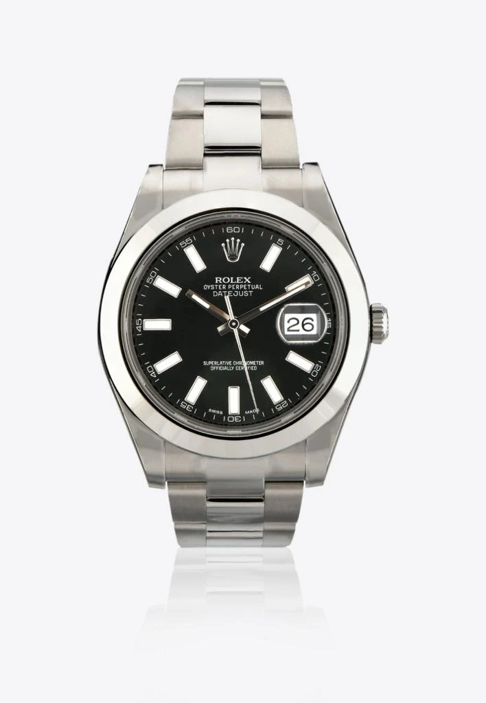 商品Rolex|Oyster Perpetual Datejust 41 with Black Dial,价格¥76590,第1张图片