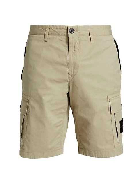 商品Stone Island|Cotton Twill Bermuda Shorts,价格¥1149,第1张图片