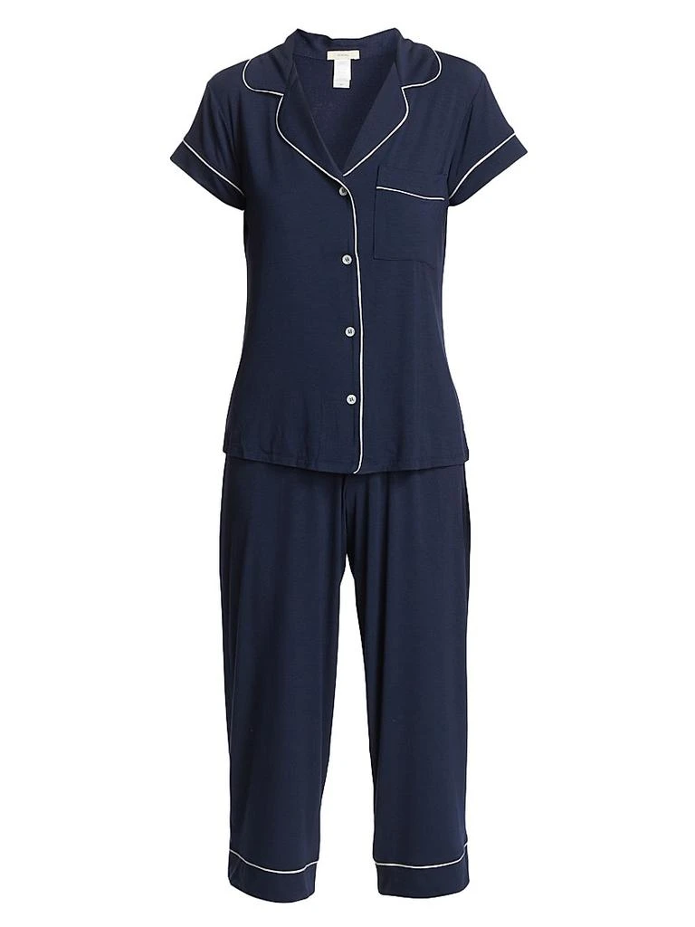 商品Eberjey|Gisele Cropped Pajama Set,价格¥1092,第1张图片