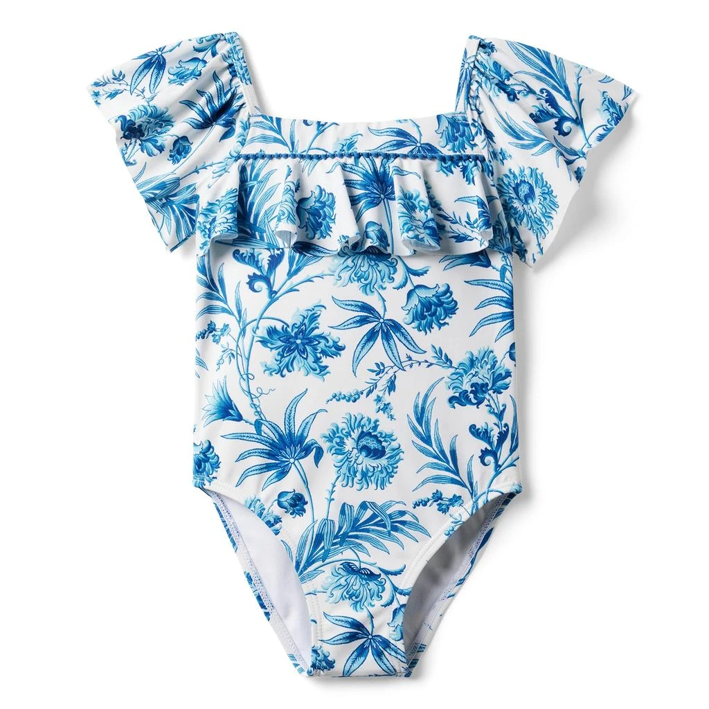 商品Janie and Jack|Floral One-Piece Swim (Toddler/Little Kids/Big Kids),价格¥361,第1张图片