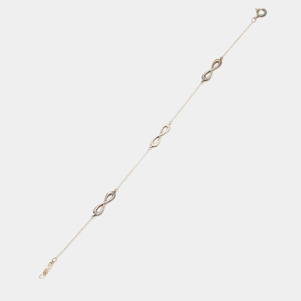 商品[二手商品] Tiffany & Co.|Tiffany & Co. Sterling Silver Infinity Bracelet,价格¥1233,第4张图片详细描述