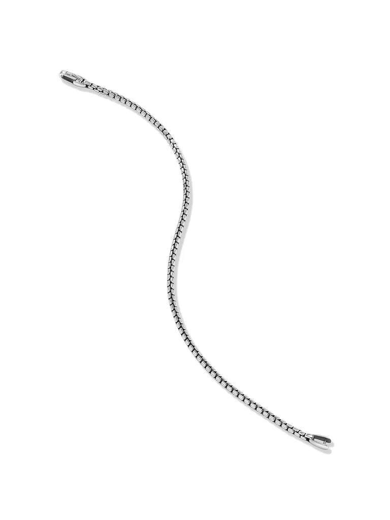 商品David Yurman|Box Chain Bracelet in Sterling Silver, 2.7MM,价格¥1461,第3张图片详细描述