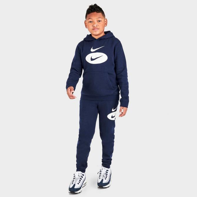 Boys' Nike Sportswear Swoosh Pack Pullover Hoodie商品第2张图片规格展示