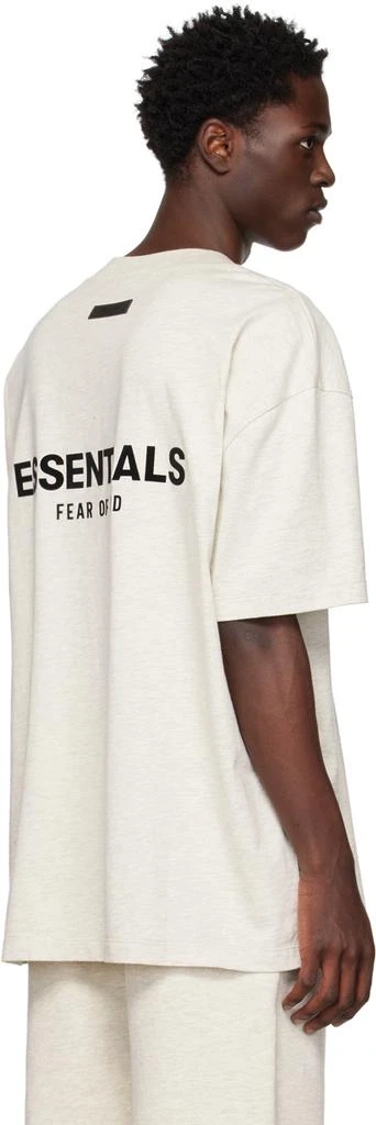 商品Essentials|Off-White Flocked T-Shirt,价格¥332,第3张图片详细描述