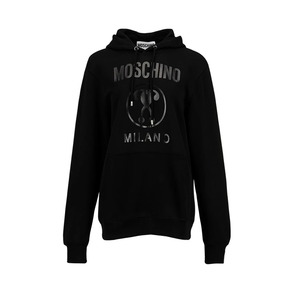 商品Moschino|MOSCHINO 黑色女士卫衣/帽衫 EA1717-0527-2555,价格¥1245,第1张图片