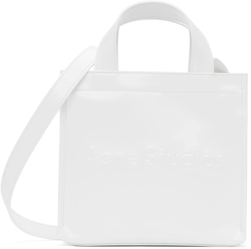 商品Acne Studios|White Mini Shopper Tote,价格¥3698,第1张图片