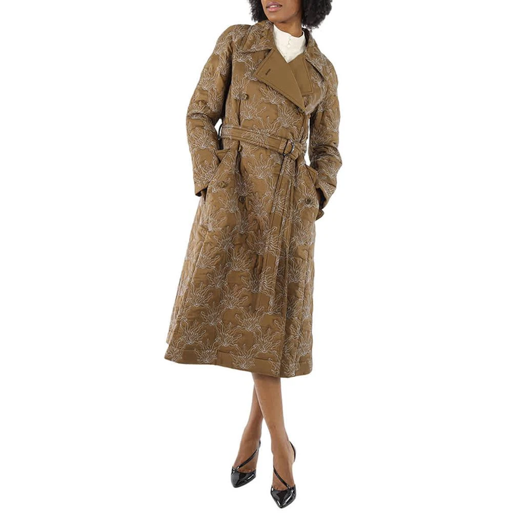 商品Chloé|Chloe Ladies Flame-quilted Trench Coat, Brand Size 36 (US Size 2),价格¥4852,第1张图片