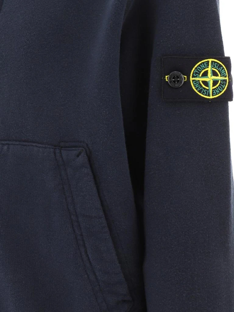 商品Stone Island Junior|Stone Island Junior Logo Patch Zip-Up Hoodie,价格¥1200,第3张图片详细描述