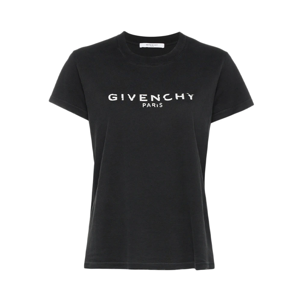 Givenchy 纪梵希 女士复古黑色球衣T恤 BW704X3Z0L-001 商品