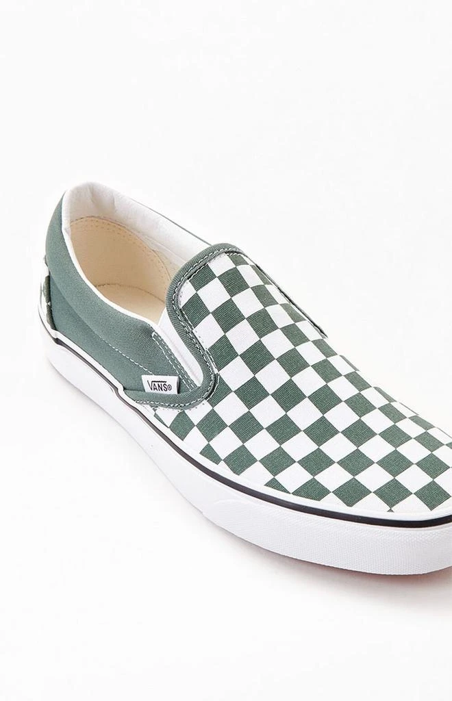 Checkerboard Green Slip-On Shoes 商品