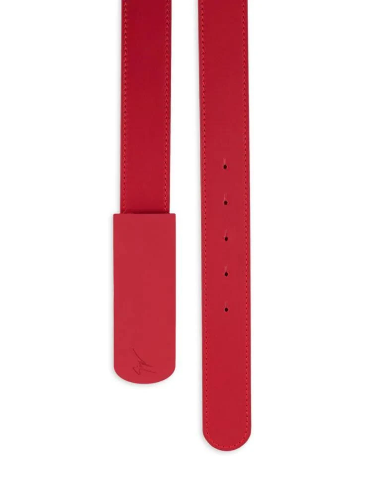 商品Giuseppe Zanotti|Classic Leather Belt,价格¥1356,第2张图片详细描述