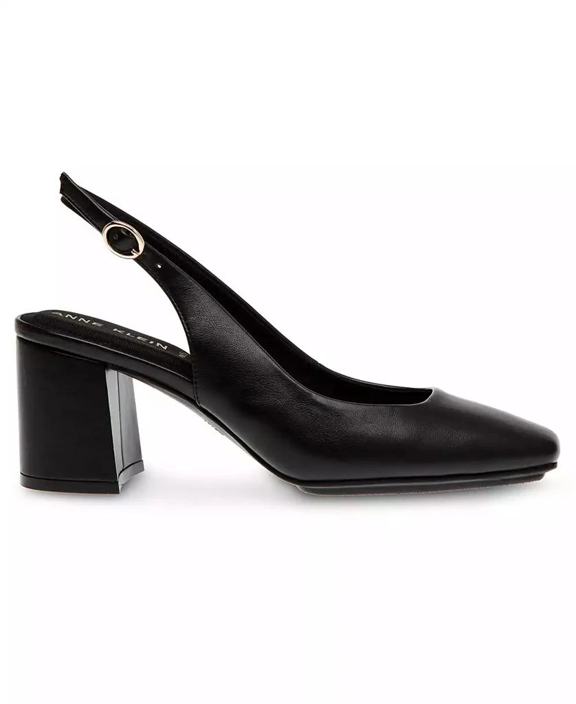 商品Anne Klein|Women's Laney Block Heel Slingback Dress Pumps,价格¥305,第2张图片详细描述