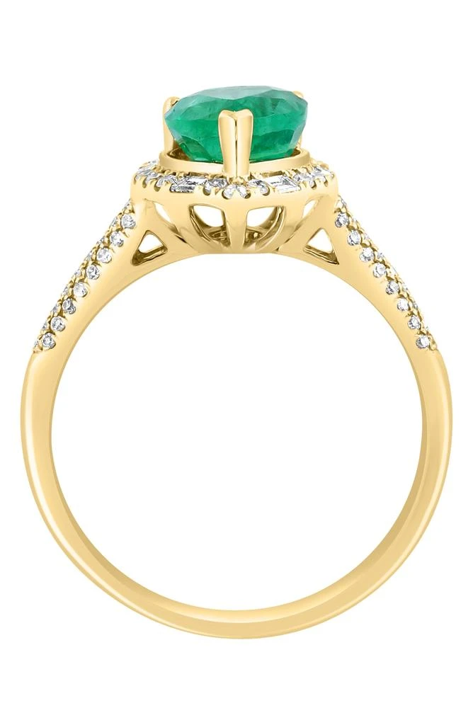 商品Effy|14K Yellow Gold, Diamond & Emerald Ring,价格¥10733,第2张图片详细描述