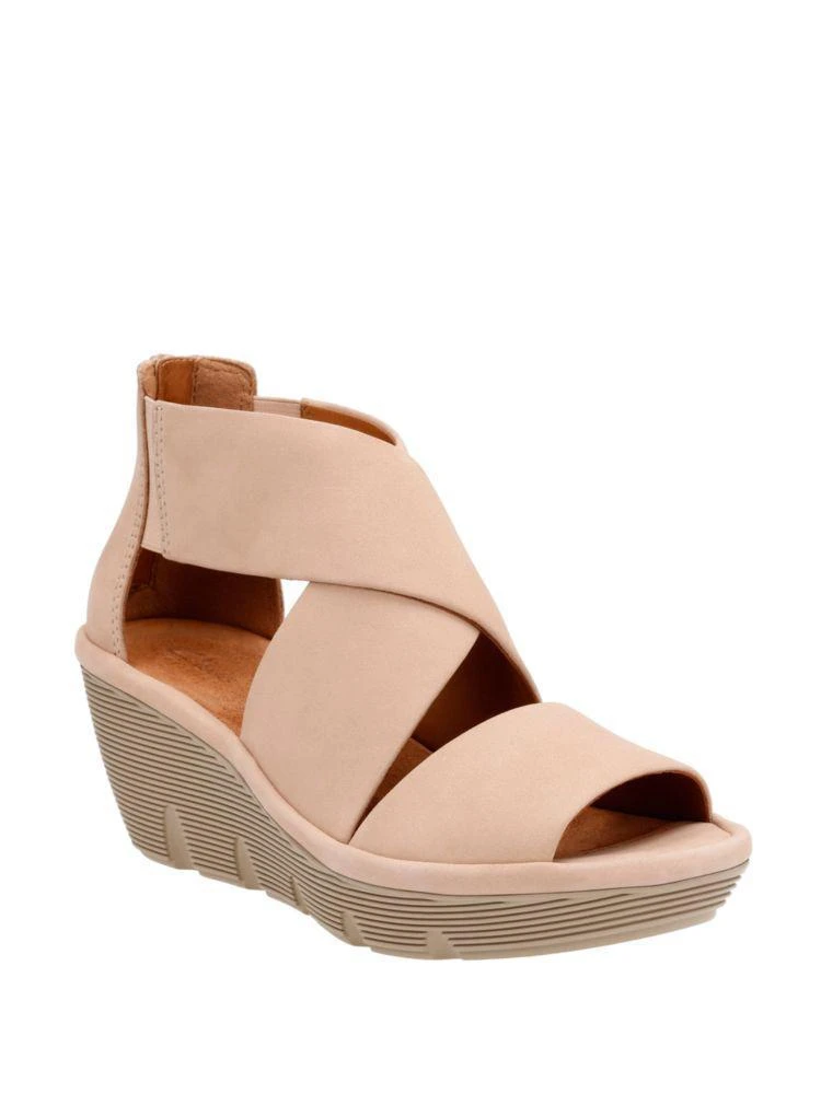 商品Clarks|Clarene Glamor Open Toe Leather Sandals,价格¥977,第2张图片详细描述