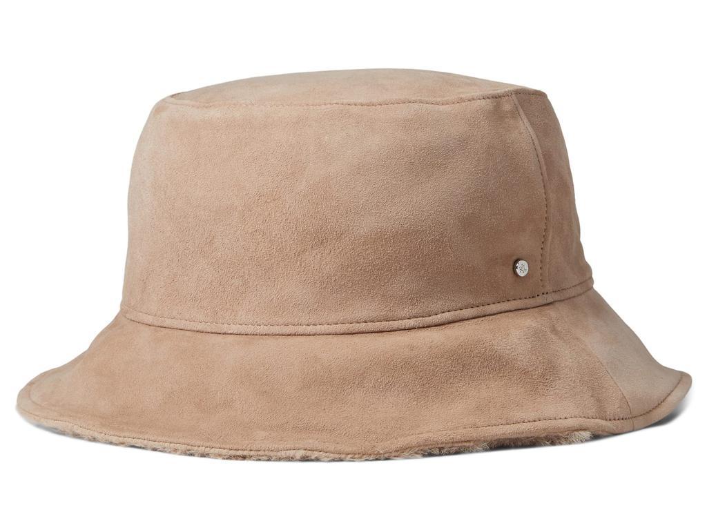 商品Ralph Lauren|Goat Suede and Sherpa Bucket Hat,价格¥1078,第1张图片