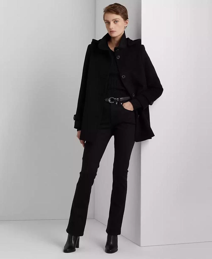 商品Ralph Lauren|Women's Icon Hooded A-Line Coat,价格¥1211,第2张图片详细描述