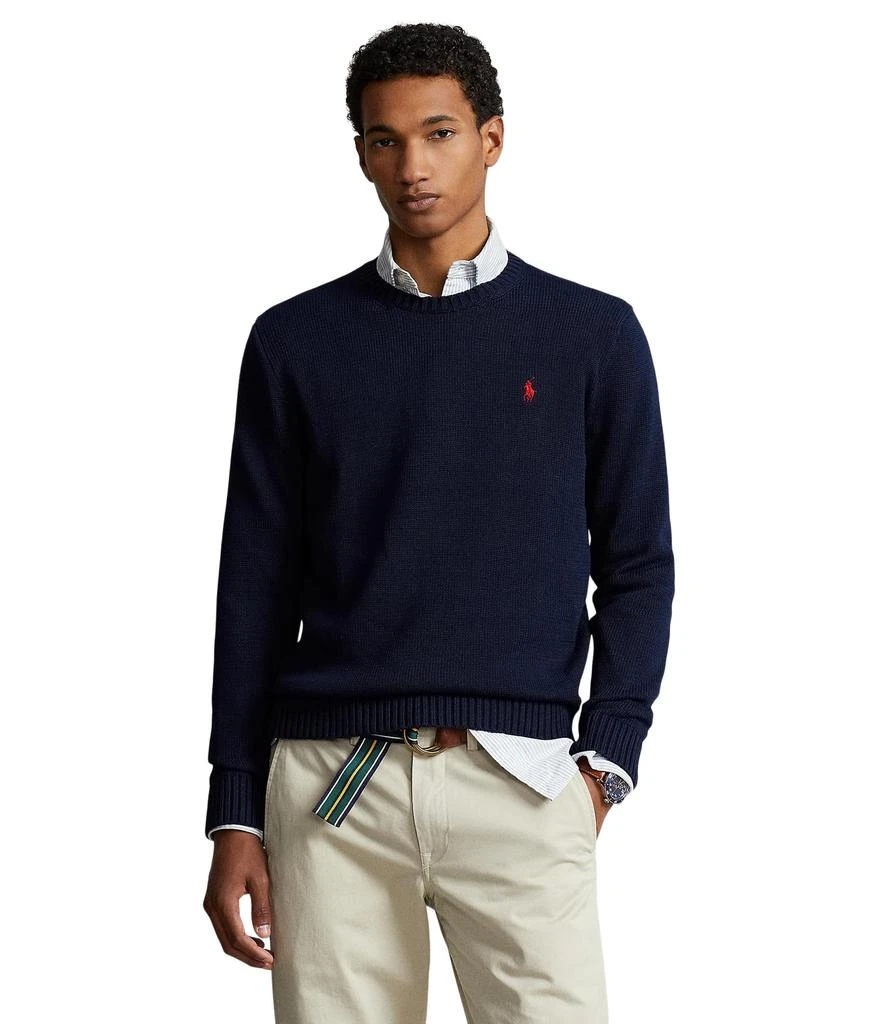 商品Ralph Lauren|Cotton Crew Neck Sweater,价格¥1035,第1张图片详细描述