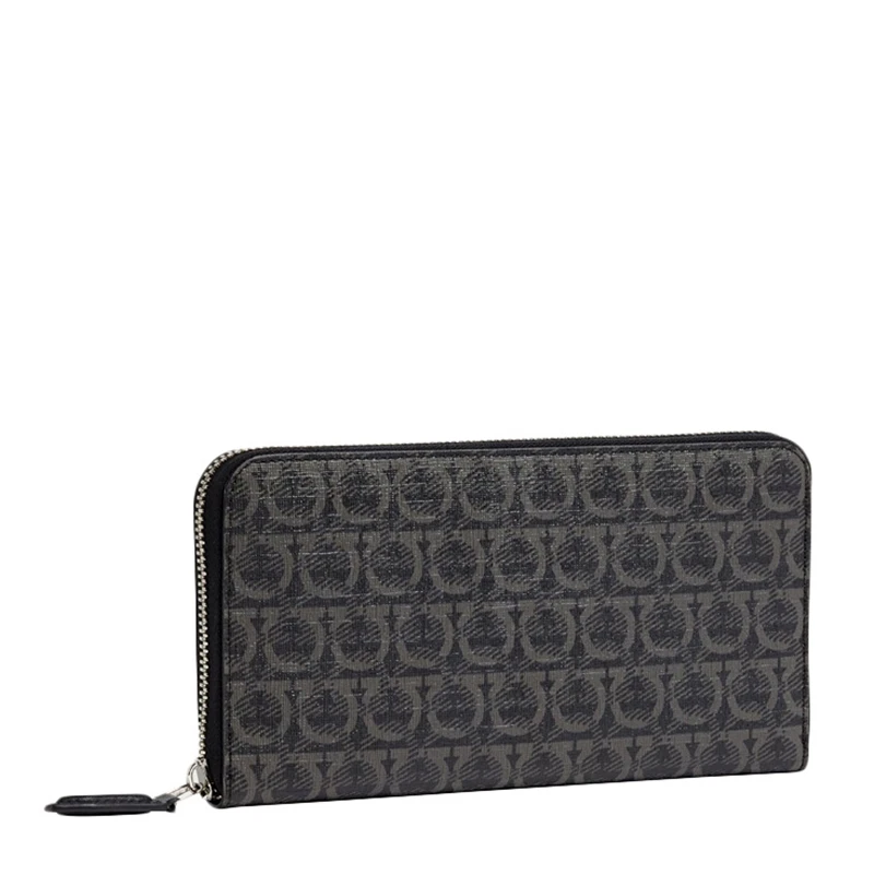 Salvatore Ferragamo 菲拉格慕 男士黑灰色印花钱包 66-A498-716516 商品