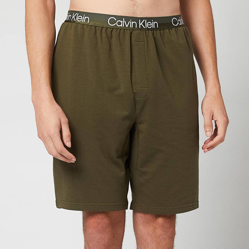 Calvin Klein Men's Sleep Shorts - Army Green商品第1张图片规格展示