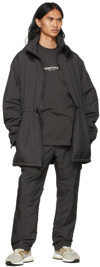 Black Polyester Jacket商品第4张图片规格展示