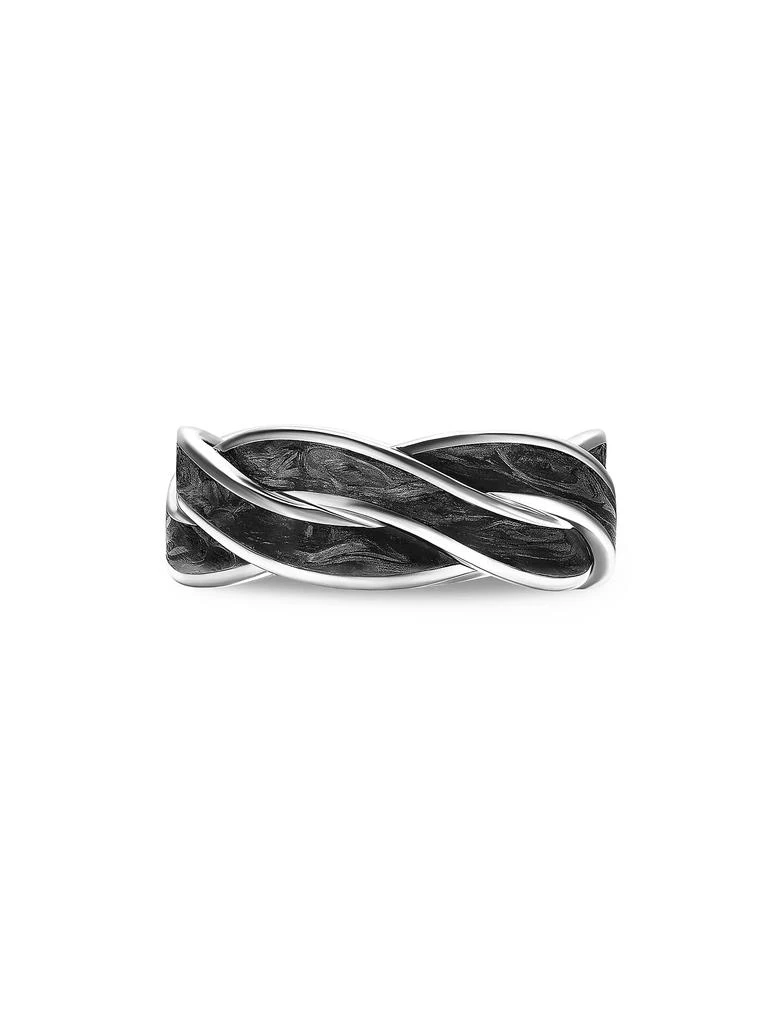 商品David Yurman|DY Helios™ Band Ring in 18K White Gold,价格¥23975,第4张图片详细描述