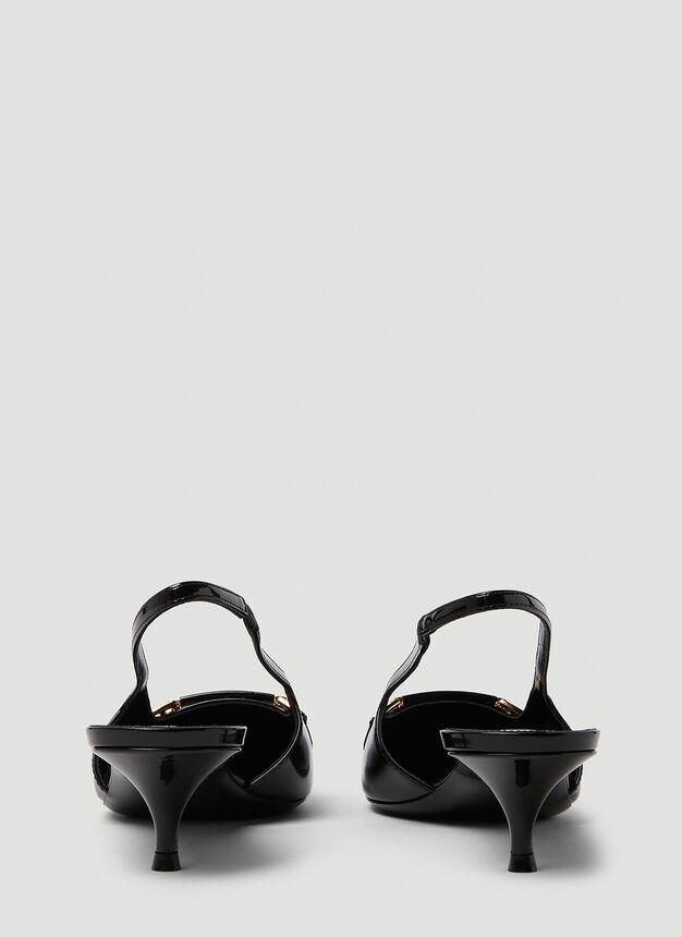 商品Yves Saint Laurent|Tom T Dream Heels in Black,价格¥6219,第6张图片详细描述