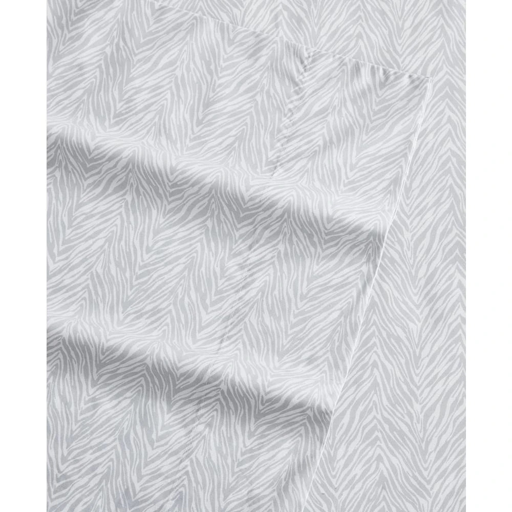 CLOSEOUT! Urban Zebra Cotton Percale 4 Pc Sheet Set 商品