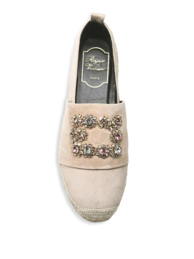 商品Roger Vivier|Suede Slip-On Espadrilles,价格¥8534,第4张图片详细描述