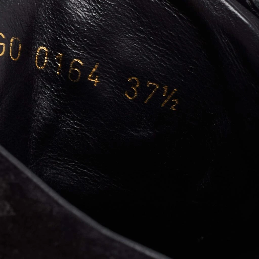 Louis Vuitton Black Monogram Empreinte Suede and Leather High-Top Sneakers Size 37.5 商品