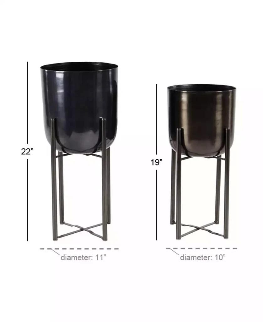 Bucket Planter with Stand, Set of 2 商品