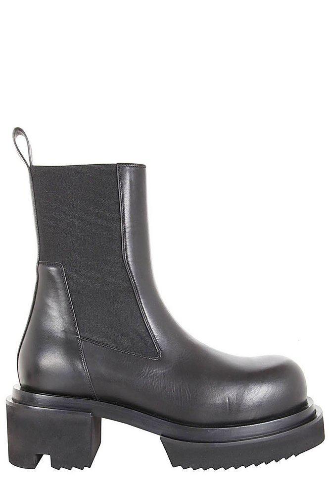 商品Rick Owens|Rick Owens Beatle Bogun Ankle Boots,价格¥7386-¥9333,第1张图片