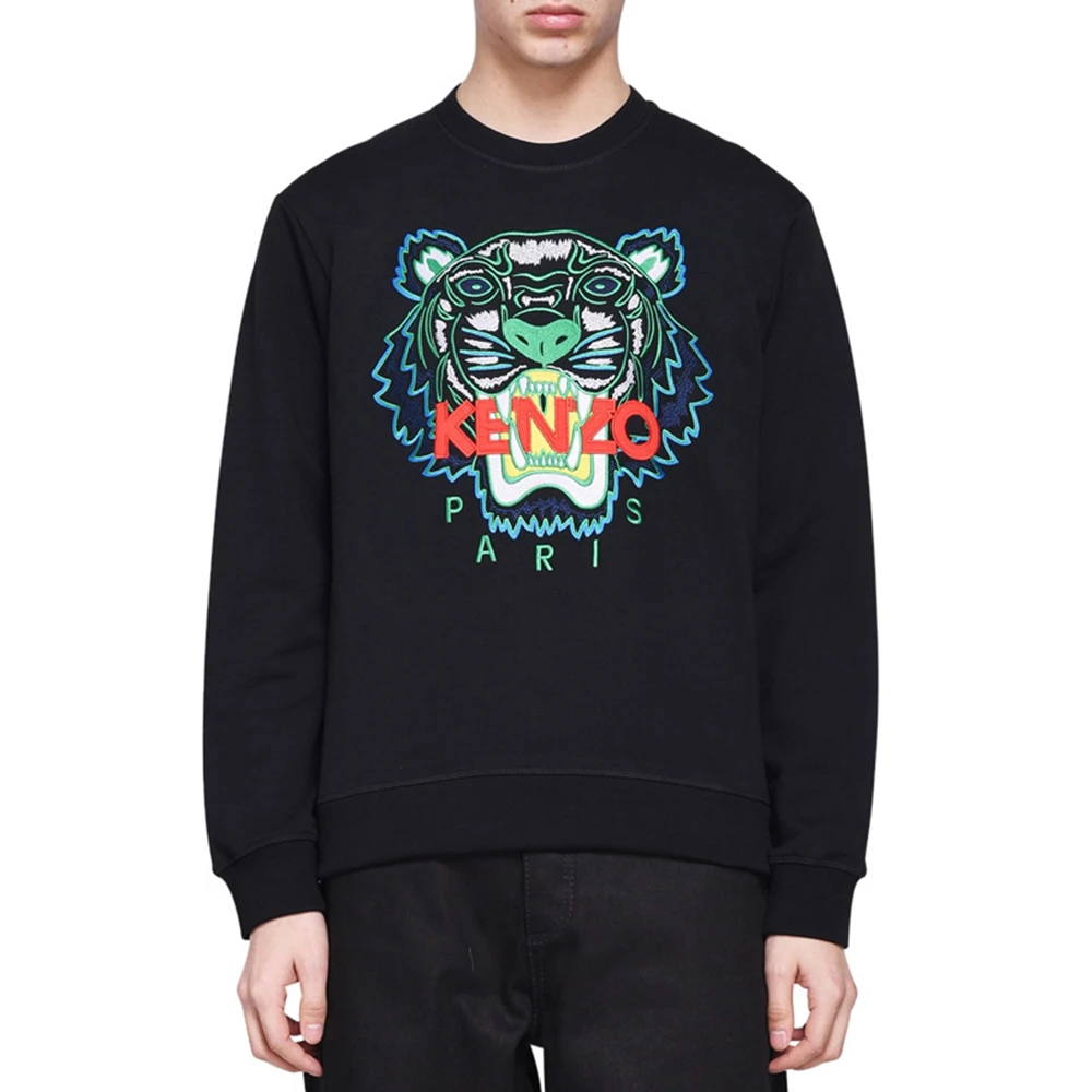 Kenzo 高田贤三 男士黑色棉质卫衣 F955SW0014XA-99 商品