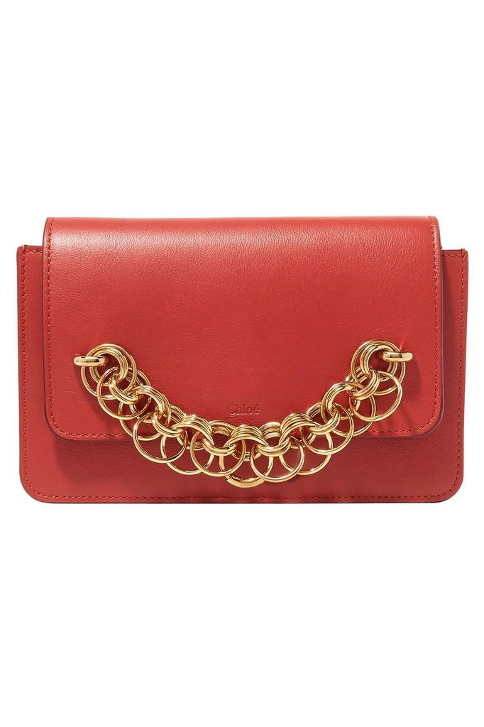 商品Chloé|Drew Bijou textured-leather 手拿包,价格¥5130,第1张图片
